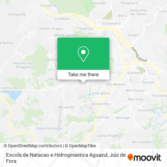 Escola de Natacao e Hidroginastica Aguazul map