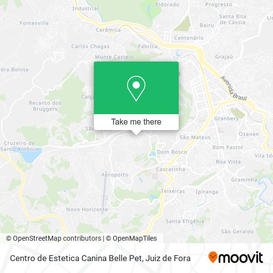 Centro de Estetica Canina Belle Pet map