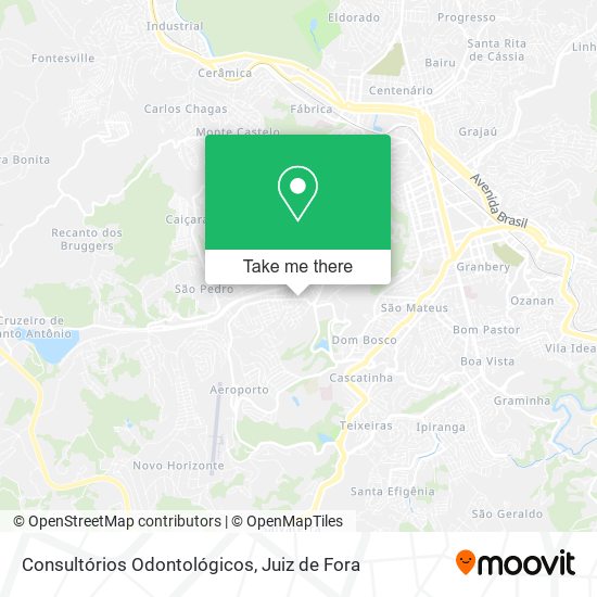 Consultórios Odontológicos map