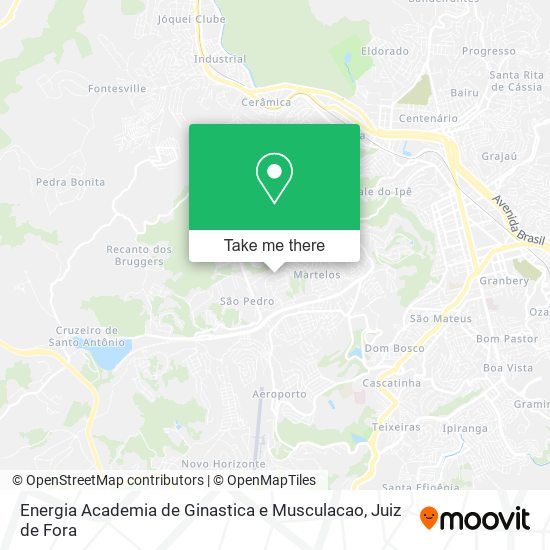 Energia Academia de Ginastica e Musculacao map