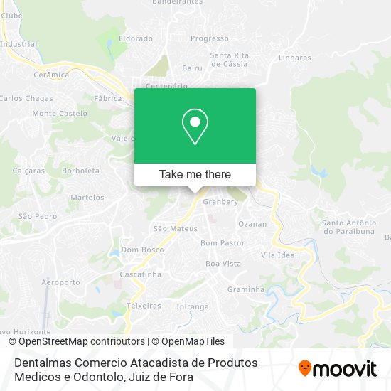 Mapa Dentalmas Comercio Atacadista de Produtos Medicos e Odontolo