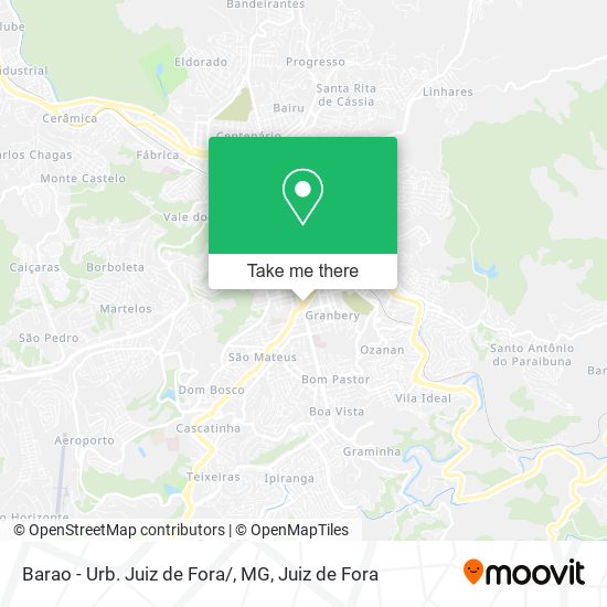 Barao - Urb. Juiz de Fora/, MG map