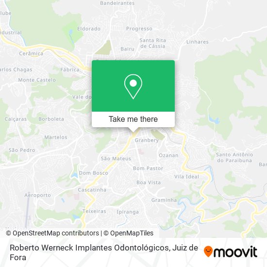 Roberto Werneck Implantes Odontológicos map