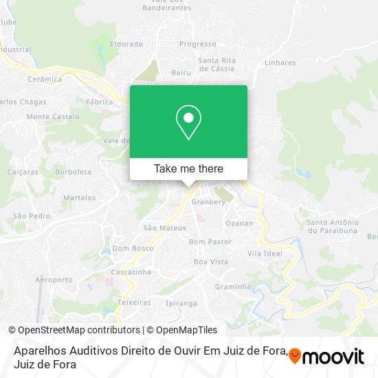 Aparelhos Auditivos Direito de Ouvir Em Juiz de Fora map