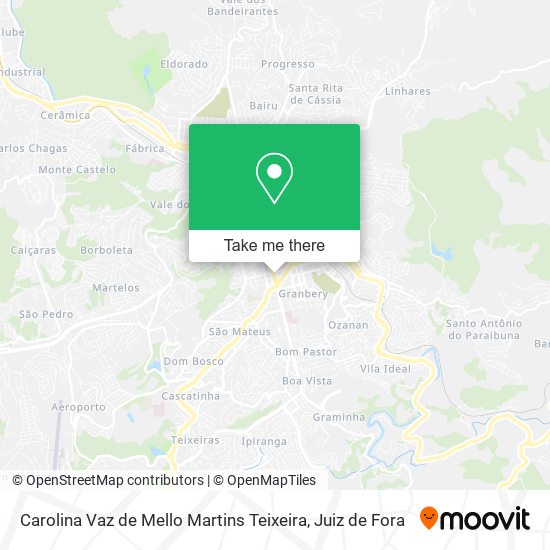 Carolina Vaz de Mello Martins Teixeira map