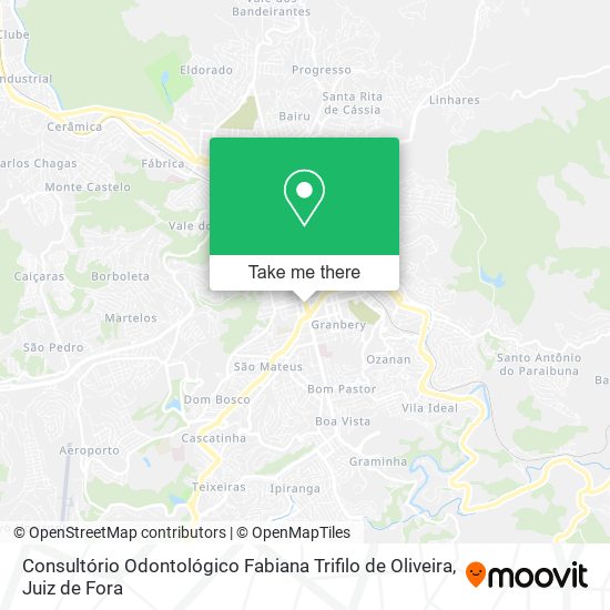 Consultório Odontológico Fabiana Trifilo de Oliveira map