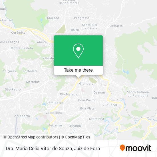 Mapa Dra. Maria Célia Vitor de Souza