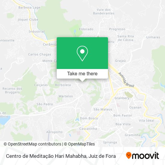 Centro de Meditação Hari Mahabha map