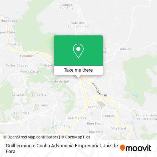 Guilhermino e Cunha Advocacia Empresarial map
