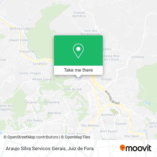 Mapa Araujo Silva Servicos Gerais