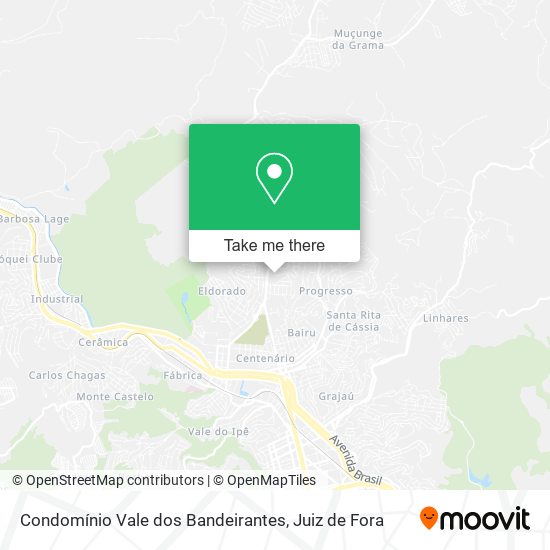 Condomínio Vale dos Bandeirantes map