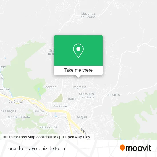 Toca do Cravo map