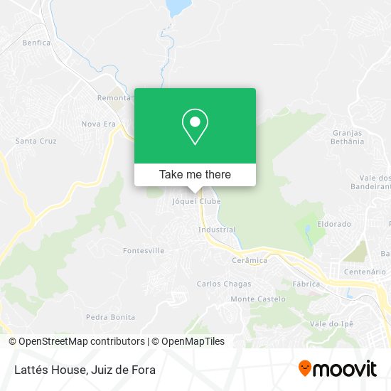 Lattés House map