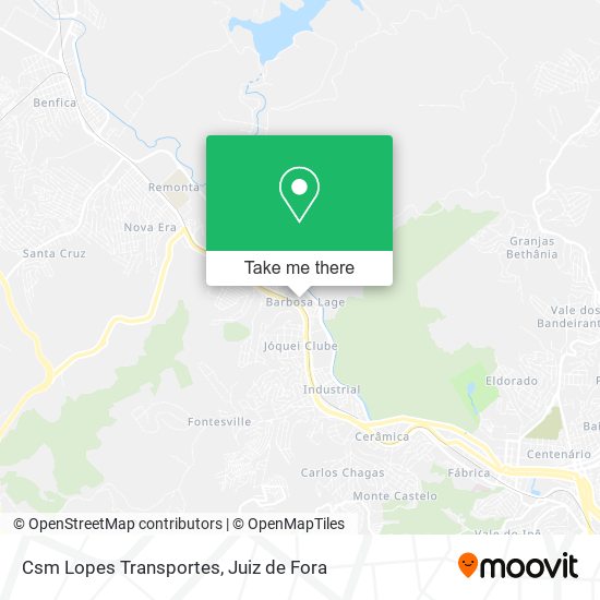 Csm Lopes Transportes map