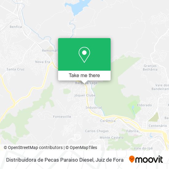 Distribuidora de Pecas Paraiso Diesel map