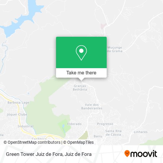 Green Tower Juiz de Fora map