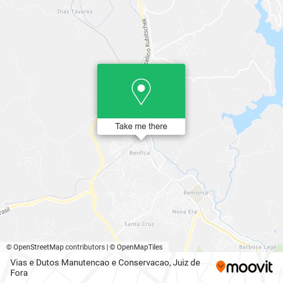 Vias e Dutos Manutencao e Conservacao map