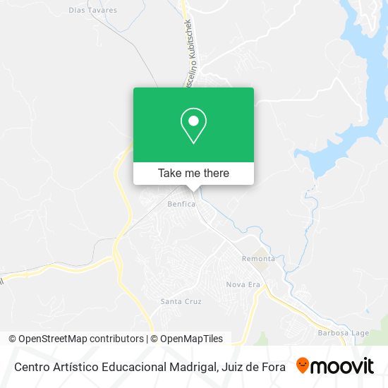 Centro Artístico Educacional Madrigal map