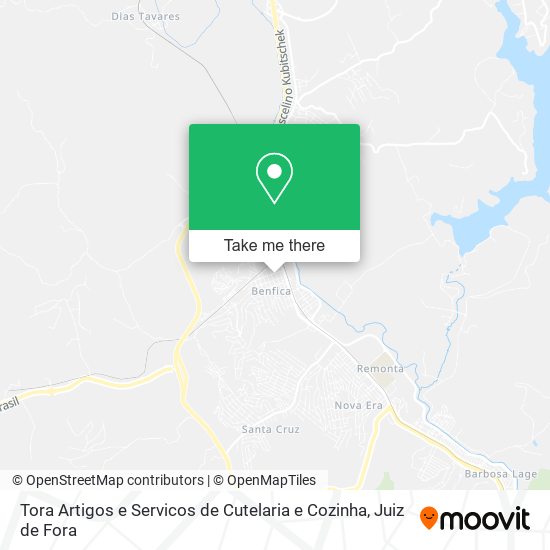 Tora Artigos e Servicos de Cutelaria e Cozinha map