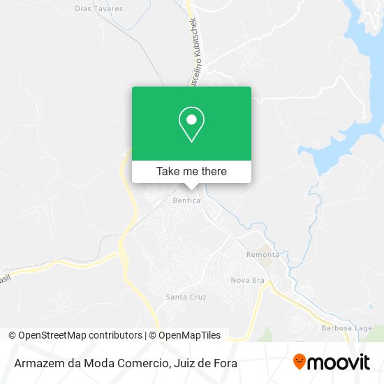 Armazem da Moda Comercio map