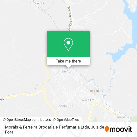 Morais & Ferreira Drogaria e Perfumaria Ltda map