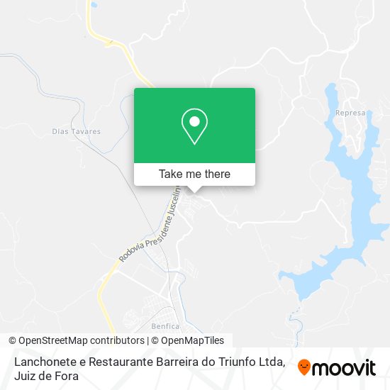 Lanchonete e Restaurante Barreira do Triunfo Ltda map