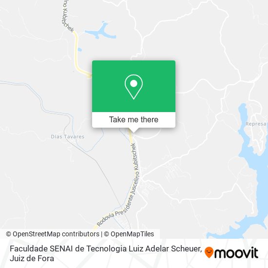 Faculdade SENAI de Tecnologia Luiz Adelar Scheuer map