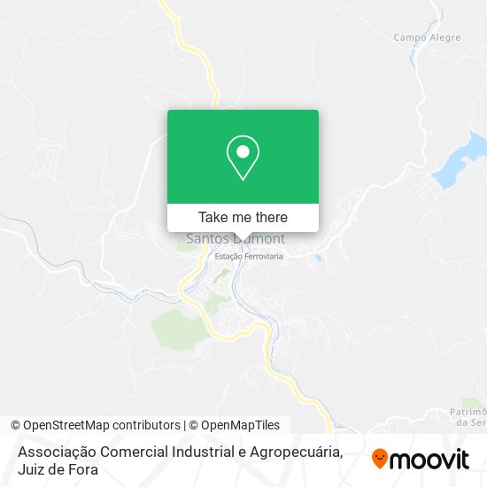 Associação Comercial Industrial e Agropecuária map
