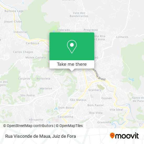 Mapa Rua Visconde de Maua