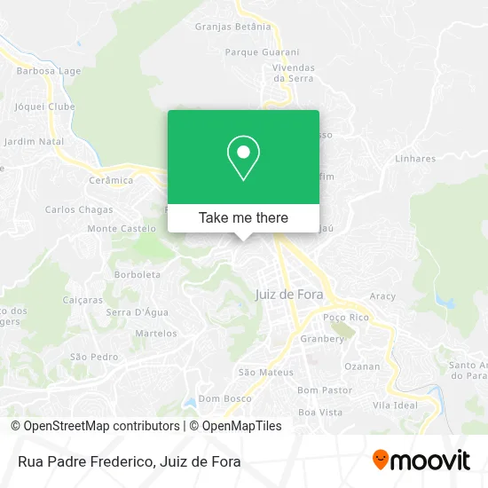 Rua Padre Frederico map