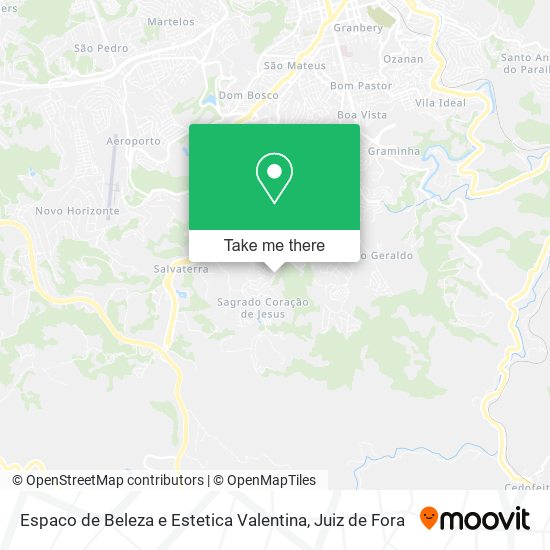 Espaco de Beleza e Estetica Valentina map