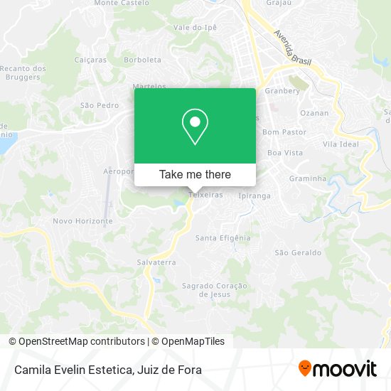 Camila Evelin Estetica map