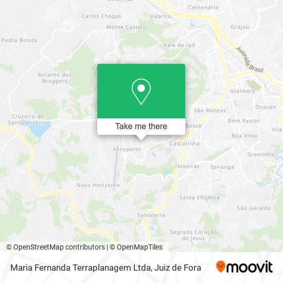 Mapa Maria Fernanda Terraplanagem Ltda