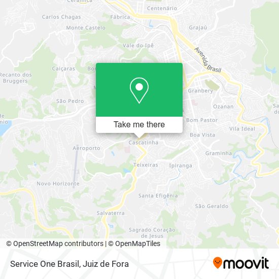 Service One Brasil map