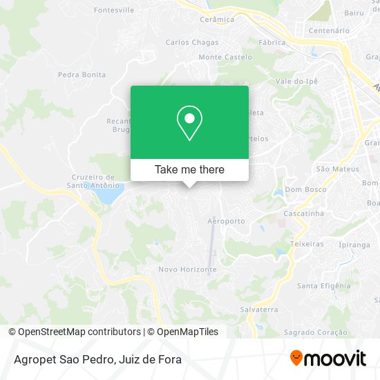 Agropet Sao Pedro map