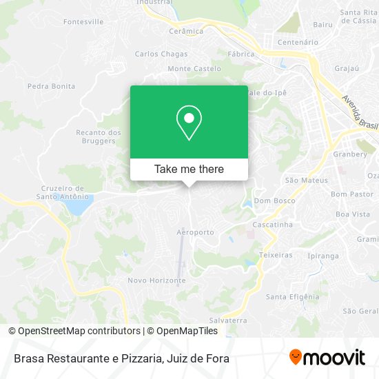 Brasa Restaurante e Pizzaria map