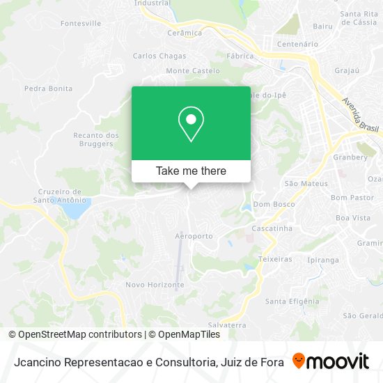 Mapa Jcancino Representacao e Consultoria