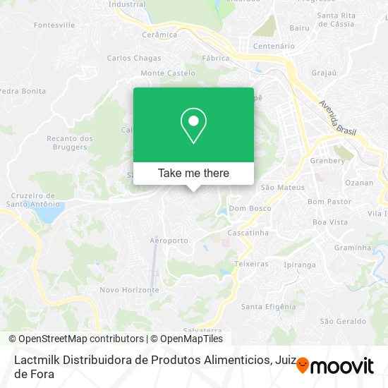 Lactmilk Distribuidora de Produtos Alimenticios map