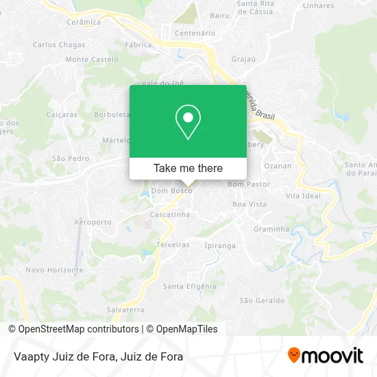 Vaapty Juiz de Fora map
