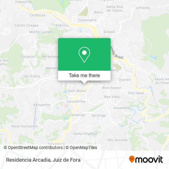 Residencia Arcadia map