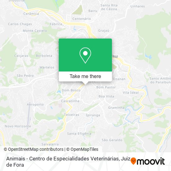Animais - Centro de Especialidades Veterinárias map