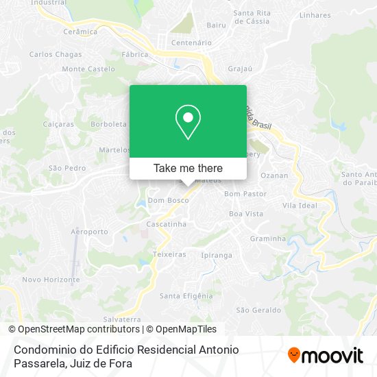 Condominio do Edificio Residencial Antonio Passarela map