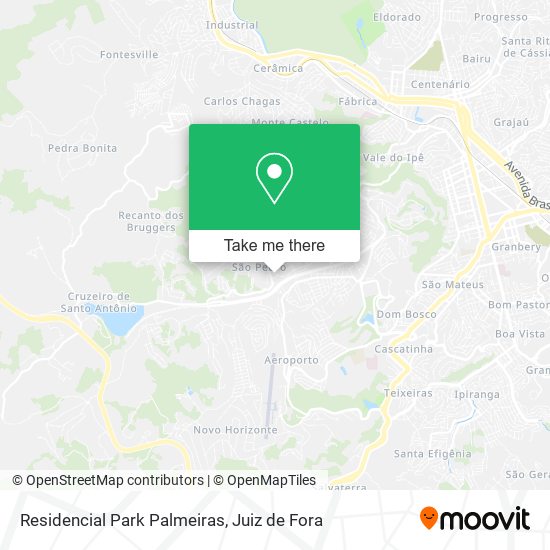 Mapa Residencial Park Palmeiras