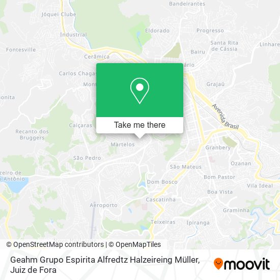 Geahm Grupo Espirita Alfredtz Halzeireing Müller map