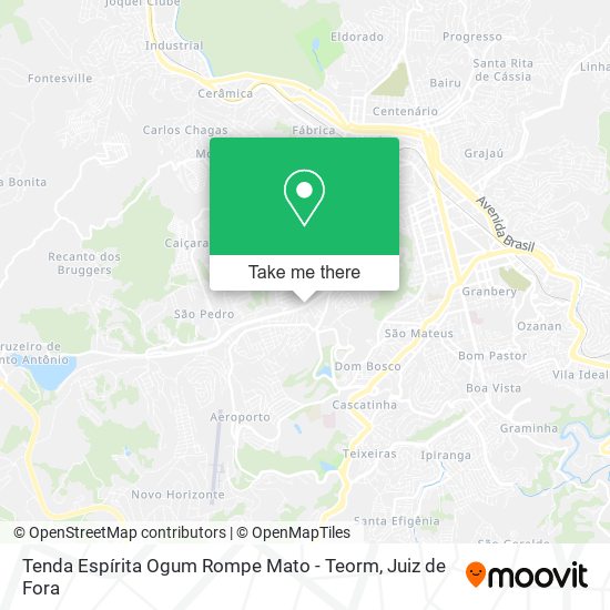 Tenda Espírita Ogum Rompe Mato - Teorm map