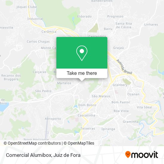 Comercial Alumibox map