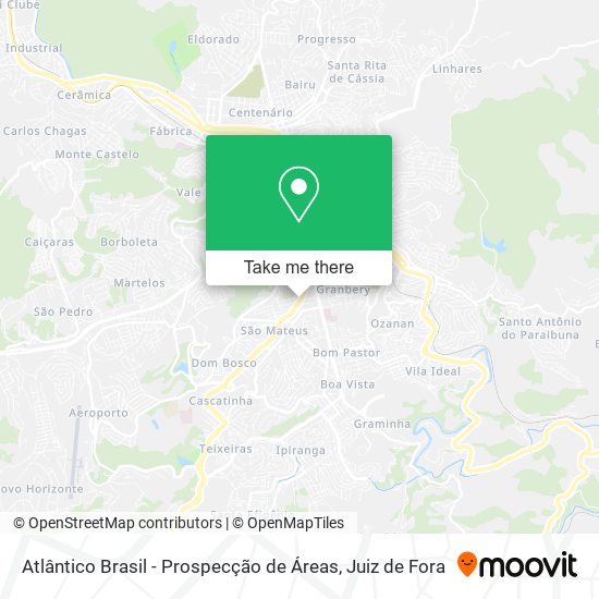 Atlântico Brasil - Prospecção de Áreas map