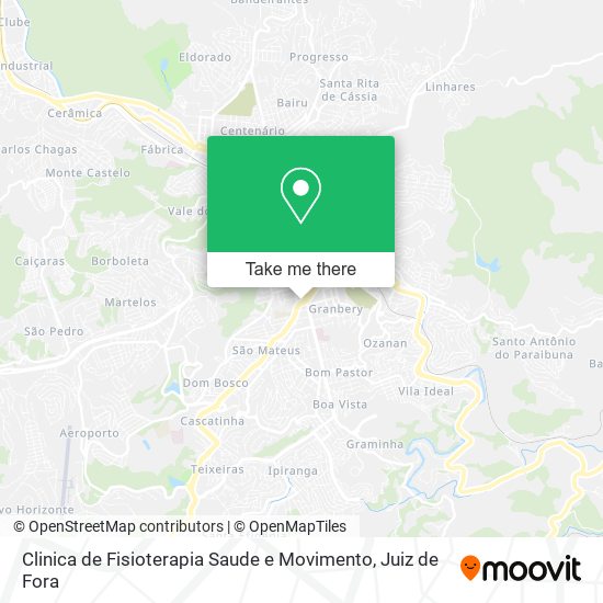 Clinica de Fisioterapia Saude e Movimento map