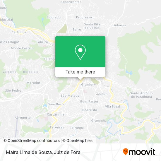 Maíra Lima de Souza map