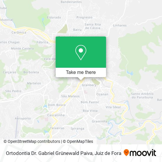 Ortodontia Dr. Gabriel Grünewald Paiva map